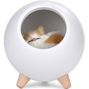 Resim Mufunye Kedi Evi Ortam Aydınlatması - Ljc-130, 18650 Pil, Yeşil/pembe/beyaz, Usb Kablolu, 325g Diğer 
