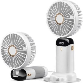 Resim Çok Fonksiyonlu El Fanı USB Arayüzü Taşınabilir Katlanır (Yurt Dışından) 