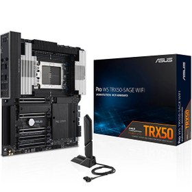 Resim PRO WS TRX50-SAGE WIFI AMD TRX50 Soket 8000Mhz sTR5 DDR5 3xM.2 Anakart 