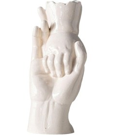 Resim Suntek Çiçekler Için Seramik Vazo Yeni Eve Taşınma Beyaz 