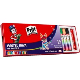 Resim Pritt 12 Renk Pastel Boya 1048061 