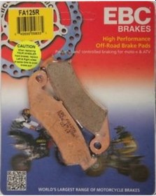 Resim Honda Nx 250 Ön Fren Balatası Ebc Fa125R Sinterli Balata 