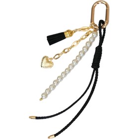 Resim Noir Pearl El Yapımı Örgü Dokulu Çanta Süsü - RopeCharm (Bag Charm) | Happyangels 