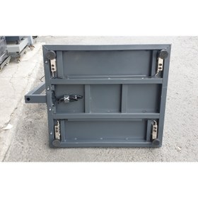 Resim İMMAX Siperli Direkli Baskül 100x100 Cm 2 Ton Şarjlı 