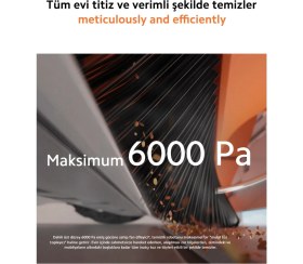 Resim Kendini Temizleyen 6000PA Uyumlu Yüksek Güç Çift Döner Paspaslı Akıllı Robot SÜPÜRGEX20PLUS Hediyeli 