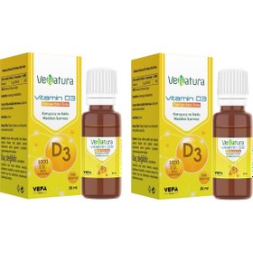 Resim Venatura Vitamin D3 Damla 20 Ml 2 Adet 
