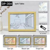 Resim Işıklı Tablo Çok Renkli 