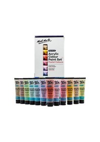 Resim Mm Akrilik Renkli Pastel Boya Seti 12 X 36ml- Signature Çok Renkli 