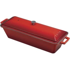 Resim Lava Ekmek Kabı Terrine Kırmızı 