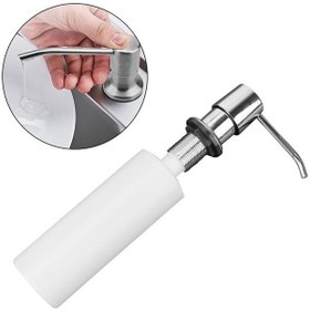 Resim Mutfak Lavabo Sabunluk Dahili Losyon Pompası Plastik Sıvı Sabun Şişesi Banyo Ve Mutfak İçin Sıvı Sabun Organizatör 300 Ml 
