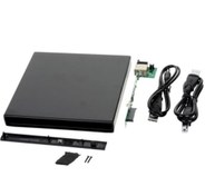 Resim USB Sata 12.7 mm DVD RW Writer Kutusu External Harici Caddy Kutu 