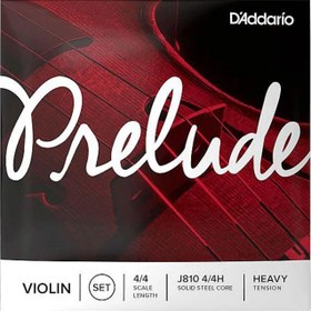 Resim D'Addario J810H Prelude Keman Tel Seti (4/4 - Heavy) | Ekstra Dayanıklı Çelik Çekirdek Sert ve Parlak Ses Karakteri ile Maksimum Volüm 