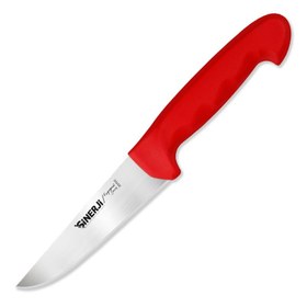 Resim Sinerji Fingerprint No 0 Plastik Saplı Kasap Bıçağı, 12.5 cm, Kırmızı 