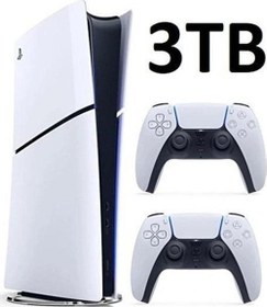 Resim Playstation 5 Slim Dijital 3TB+2.Dualsense Kol 