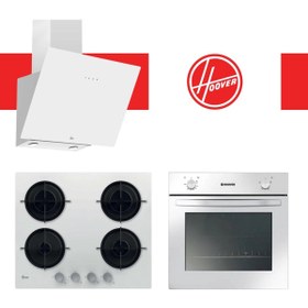 Resim Hoover Luremo Ankastre Set Uyumlu (HDG6C1GWTK + HVW6MW + HON100W) 