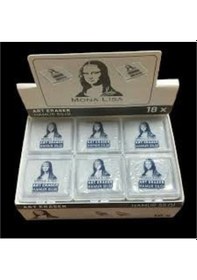 Resim Mona Lisa Hamur Silgi Renkli Plastik Kutulu 18 Adet 
