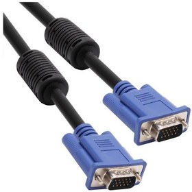 Resim Vcom Cg341Ad-15.0 Mavi Konnektör Siyah 15Mt Vga-M-Vga- M Kablo 