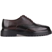 Resim Shoetyle - Bordo Deri Bağcıklı Erkek Klasik Ayakkabı 250-400-727-bordo Bordo 