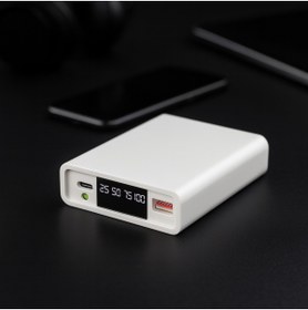 Resim ENERX Enr-p1025dc 10000 Mah 2.1 Amper Led Göstergeli Powerbank Beyaz 