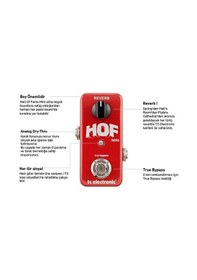 Resim Tc Electronic Toneprint Hall Of Fame Mini Reverb Pedalı 