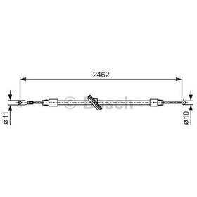 Resim BOSCH 1987482381 FREN TELİ. 2462 MM 