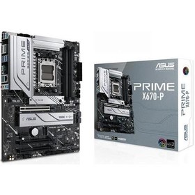 Resim Asus Prime X670-P Amd X670 Am5 6400 Ddr5 Atx Anakart 