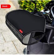 Resim Dianziye Motosiklet Ve Elektrikli Araçlar İçin Yazlık Uv Koruma, Su Geçirmez Ve Isı Yalıtımı El Tutucu Kılıfı Siyah, Tek Boyut 
