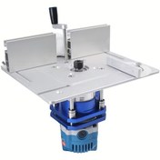 Resim BGA pro Freze yönlendirici plaka tezgahı freze tabanı seti 3lü yönlendirici plakası 