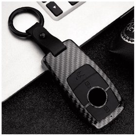 Resim Mercedes-benz Siyah Karbon Anahtar Kılıfı Yeni Kasa 