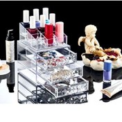 Resim Ozzyshop 3 Çekmeceli Diamond Makyaj Düzenleyici Set Organizer 