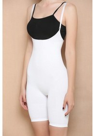 Resim Elite Life Kadın Dikişsiz Boy Toparlayıcı Korse Beyaz 