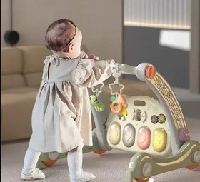 Resim Çok Fonksiyonlu Bebek Oyun Halısı Yürüme Destekli Konforlu Mat 