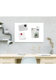 Resim Magnet Panosu, 50x70 Cm Dekoratif Mıknatıslı Pano, Beyaz Metal Pano 50 x 70 CM 