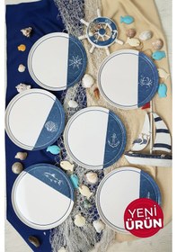 Resim Keramika Bodrum Serisi Nordıc Servis Tabağı 28 Cm 6 Adet 22914-17 