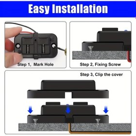 Resim Boatshop1 Clelo 2 Takım 12v 24v Rv Usb Soketi Cift Hizli Sarj Pd3 0 Tip C Ve Qc3 0 Usb A Araba Sarj Adaptoru Pil Olmadan Rv Prizleri 