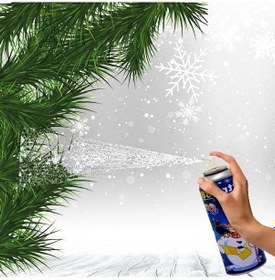 Resim Eriyen Ve Kaybolan Kar Spreyi - 300 Ml 