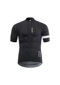 Resim Siyah Wosawe Erkek Bisiklet Kısa Kollu Bisiklet Giysileri Çabuk Kuruyan Nefes Alabilir Spor Üstleri Yaz Dış Mekan Yansıtıcı Koşu Renkli Spor Dalları Kısa Kollu 3xl Siyah 