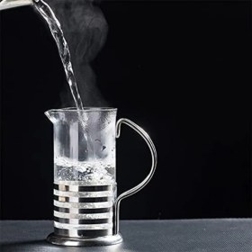 Resim Paslanmaz Çelik Gövdeli French Press Kahve ve Çay Demleme Aparatı Nemere 