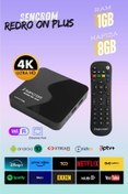 Resim sencrom Redro On Plus 8gb Android Tv Box 1 Yıl Free Paket 4k Android Tv Box 