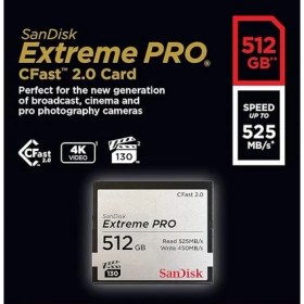 Resim Extreme Pro Cfast 2.0 Hafıza Kartı, 512 GB - SDCFSP-512G-G46D 