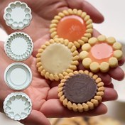 Resim Vintage İlhamlı Klasik Sandviç Kurabiye Kalıpları - DIY Sevgililer Günü Çikolata, Reçel ve Peynir Bisküvileri ile Kalp ve Çiçek Tasarımları, Pastane Temel Gereçleri|Çiçek Desenleri|Dayanıklı Fırın Kalıpları 