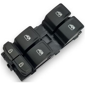 Resim Skoda Superb 3 2015-19 Sol Ön Kapı Cam Düğmesi Takımı 3G0959857B 