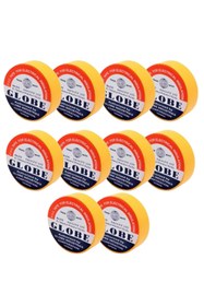 Resim Globe 0.13mmx19 Mm Sarı Izole Bant (10LU PAKET) 