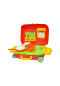 Resim Barbie Mutfak Seti Bavulum 