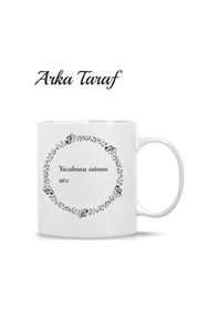 Resim Yengeç Burcu Kupa Renkli Burç Tasarımı Özlü Sözlü Hediye Kupa Astroloji Temalı Bardak Beyaz 