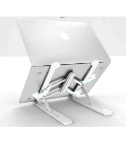 Resim Alifa Toptan Plastik Yükseklik Ayarlı Laptop Standı Siyah 