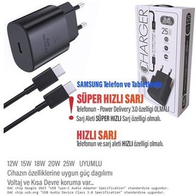 Resim Samsung A33 5g - A34 5g - A35 5g Uyumlu Şarj Aleti 25w Hızlı Ve 5a Şarj Kablosu 