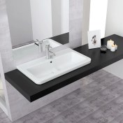 Resim Ece Banyo Snow Lavabo 101 cm 