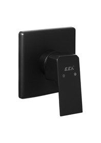 Resim Eca Tiera Ankastre Duş Bataryası Sıva Üstü Mat Siyah 102167105C1-K Siyah 