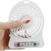 Resim Pi İthalat Beyaz Şarjlı Taşınabilir Mini Fan - Vantilatör 